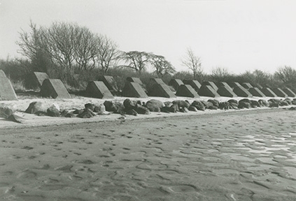 Linjen (stenrören) tankshinder.