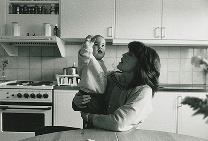 Hos familjen Cecilia och Ulf Möller, Gärdesg. 17