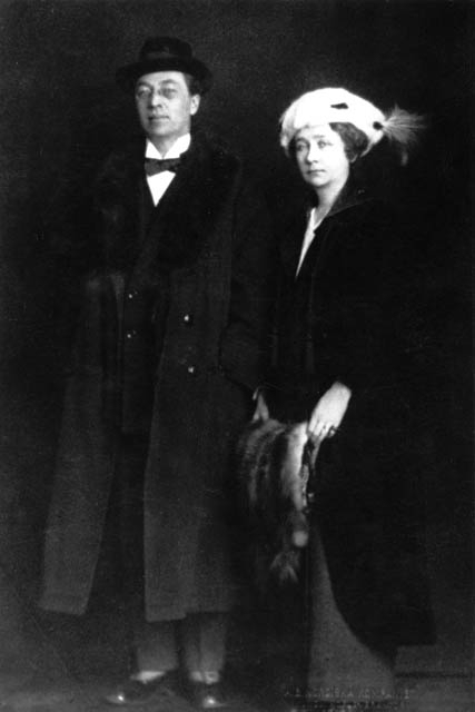 Kandinsky och Gabriell Münther, Stockholm.
