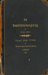 Handskriven bok, A 404:1,  med beskrivning av tillverkningsp