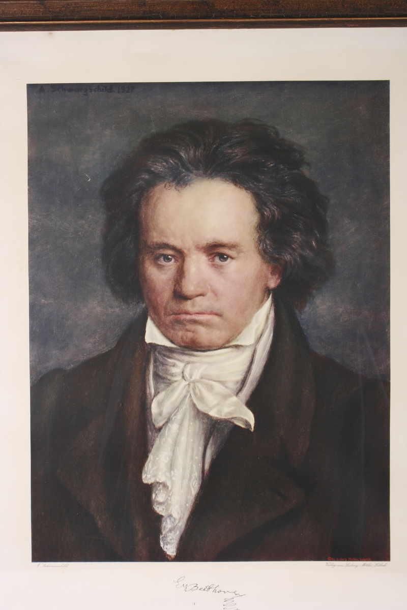 Portrett av Beethoven.