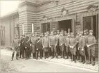 Jaktvarvet stabshus med officerare 1920