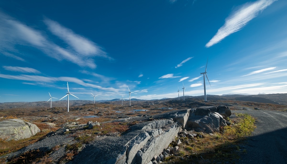 Nordkraft Vind: Møllepark på Skitdalshøgda. 15. sept 2014.