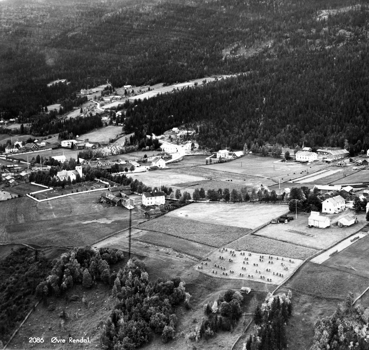 Oversikt over Øvre Rendal. 