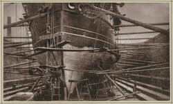 S.M.S. "Stosch" im Dock.