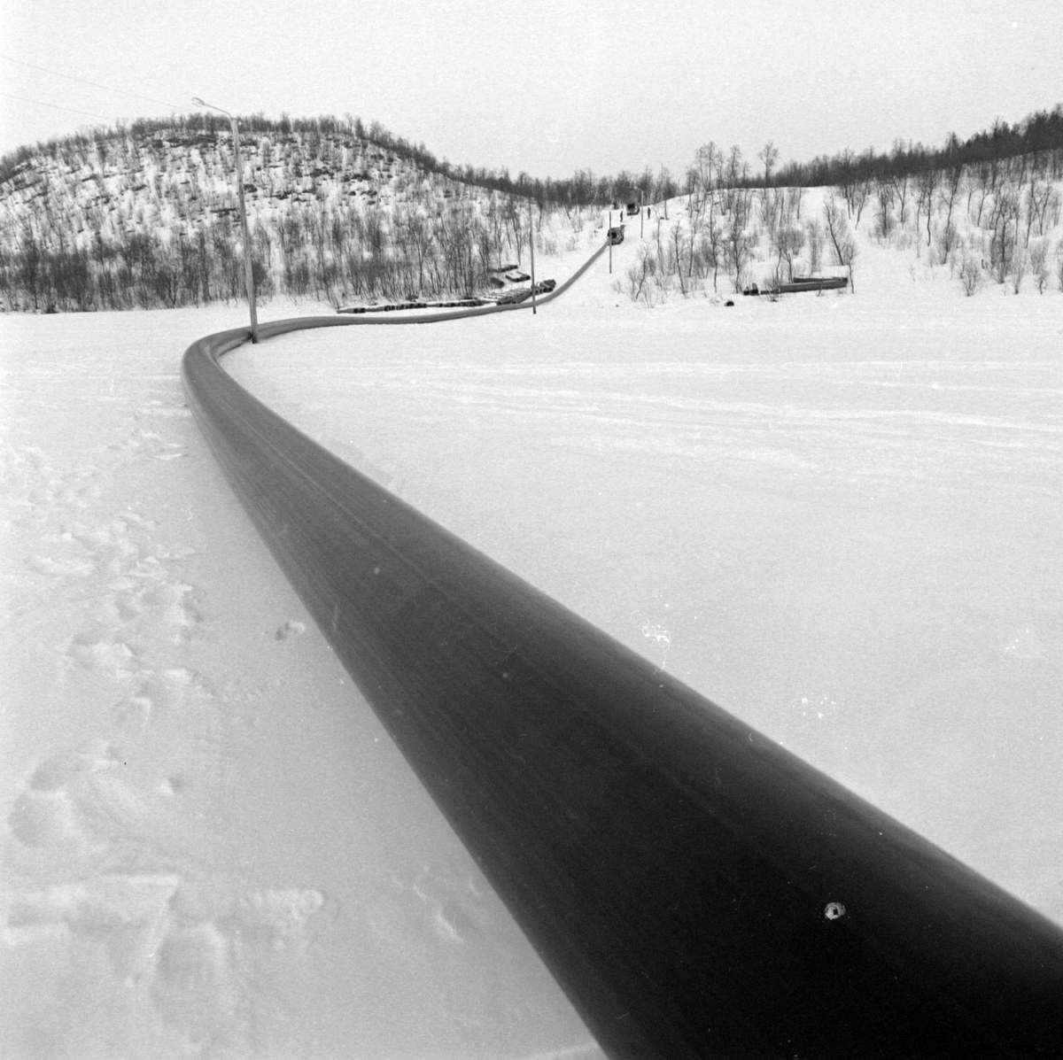 Vannledning ved Grunnvatnet.