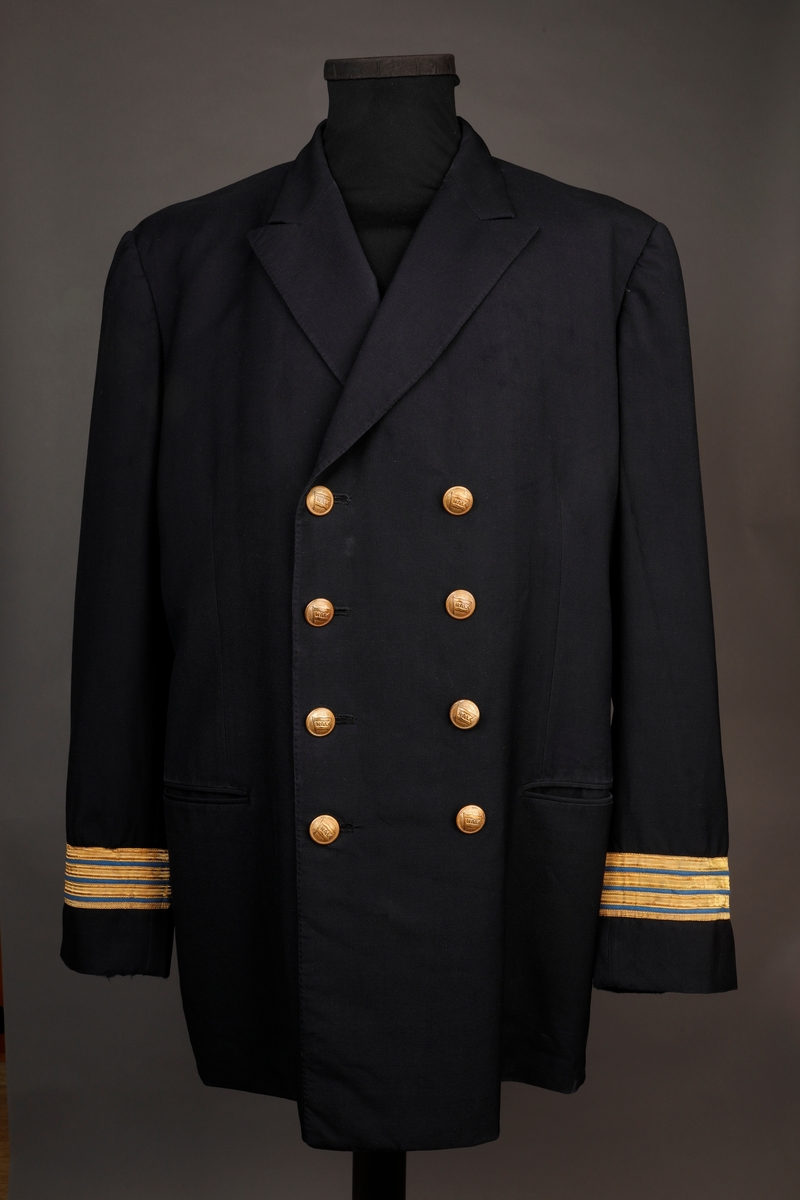 N.A.L. purseruniform bestående av jakke, bukse, lue, 2 skjorter, slips,