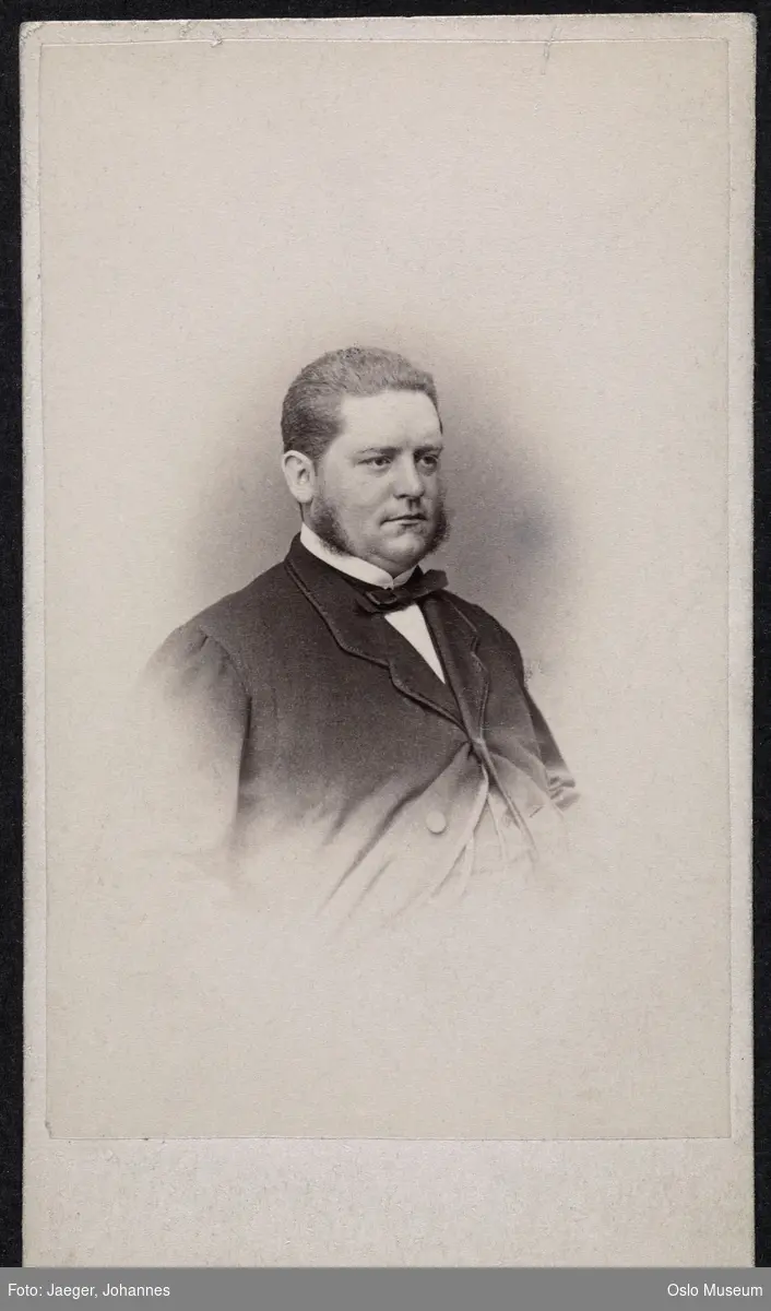 portrett, mann, jurist, politiker, vignettert brystbilde