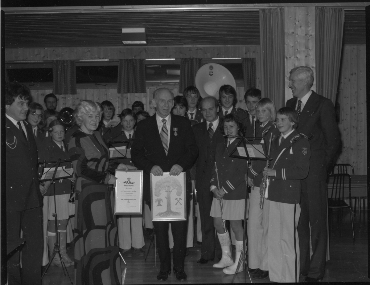 Kongens fortjenestemedalje og kommunens kulturpris 1979, Meldal.