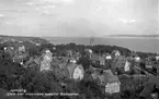 Från Jönköpings stadspark ser vi Bäckalyckans villor utefter Selma Lagerlöfsgatan, Dalslundsgatan och von Platensgatan.