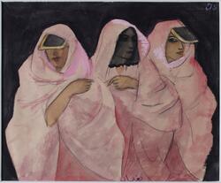 Kazvin, tre persiskor [Akvarell]