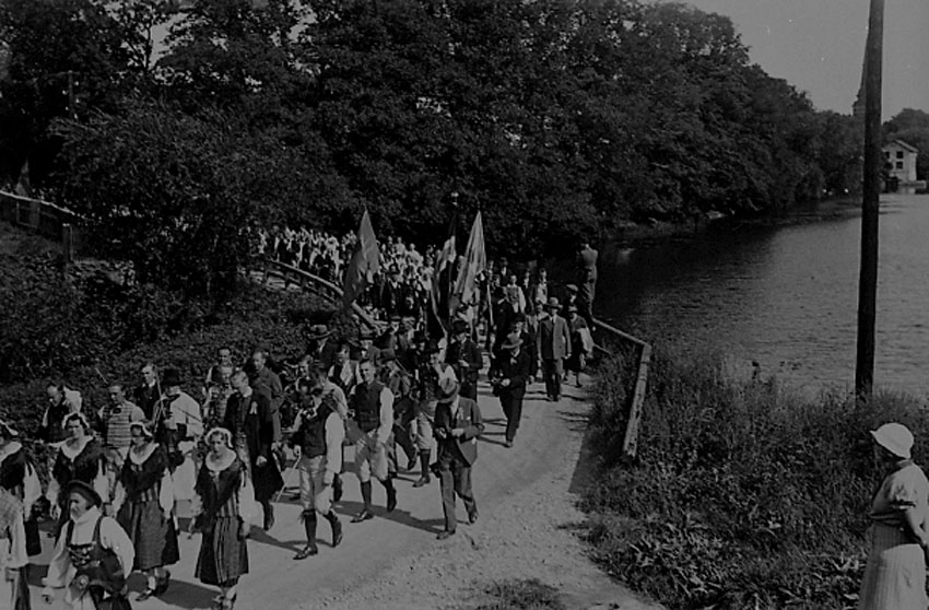 Folktåget till Bygdestämman 1933, Vallby friluftsmuseum i Västerås.