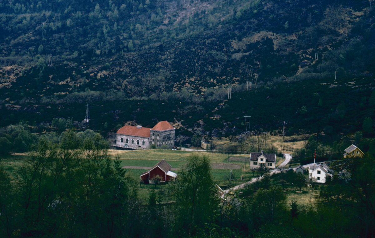 Herlandsfossen kommunale kraftverk. Oversikt.