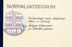 Normalskyddsrum.