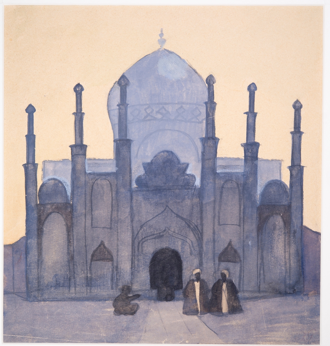 Kazvin, Shah Zade Hosseins kapell [Akvarell]