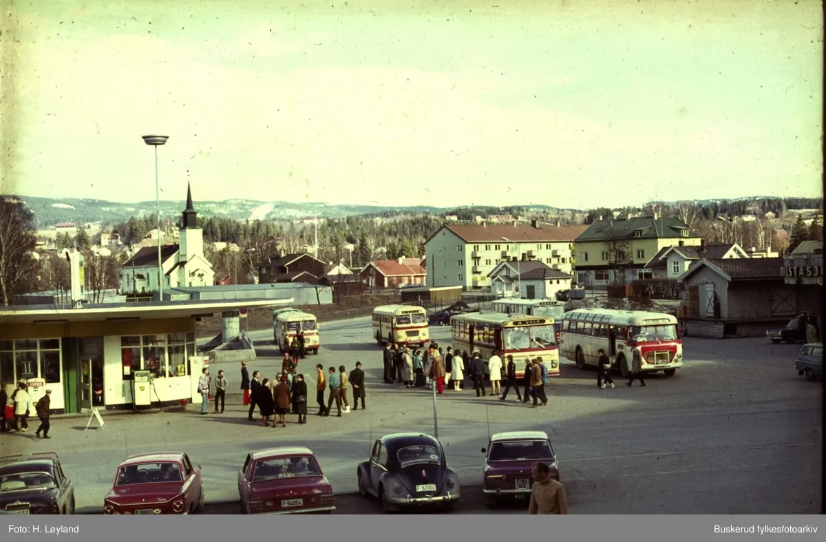Rutebilstasjonen i Hønefoss