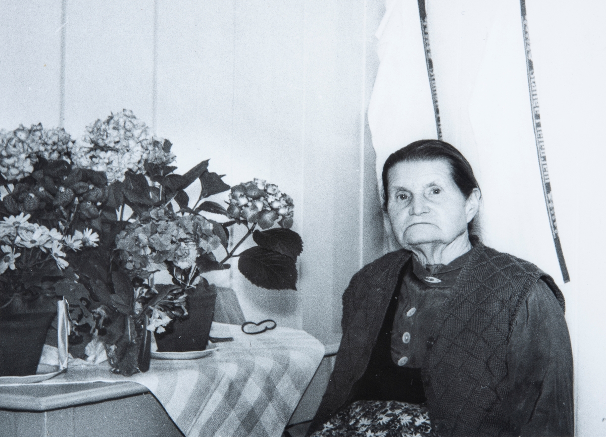 Mathea Mikkelsen, 80 årsdagen på Fokhol sykehjem.