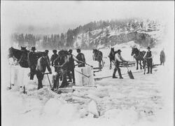 Isskjæring på Bjørgtjønna, Stadsbygd