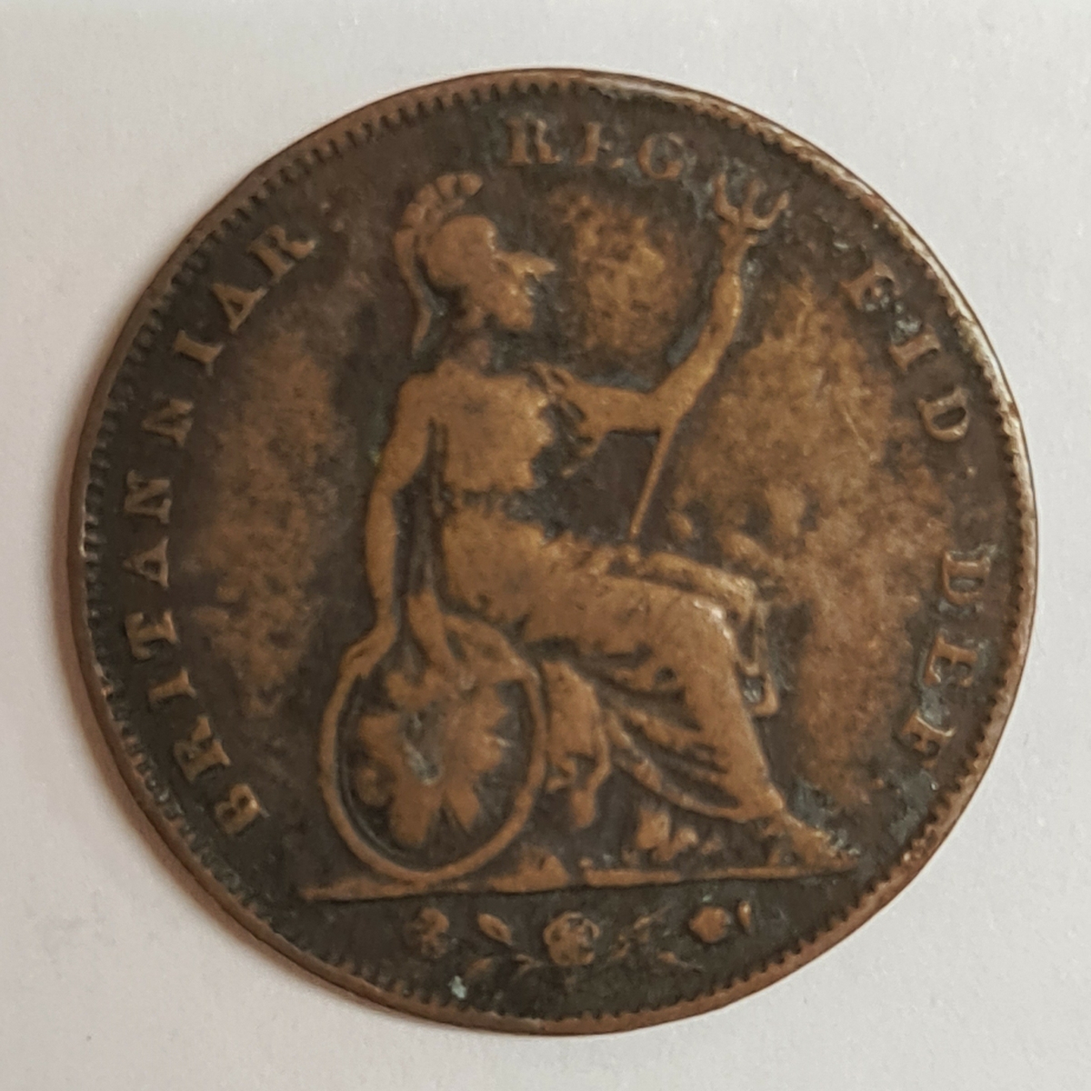 3 mynt från Storbritanien/England.
Farthing 1847
Farthing 1859
Farthing 1851