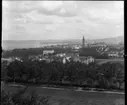 Utsikt över Jönköping från Jönköpings stadspark.