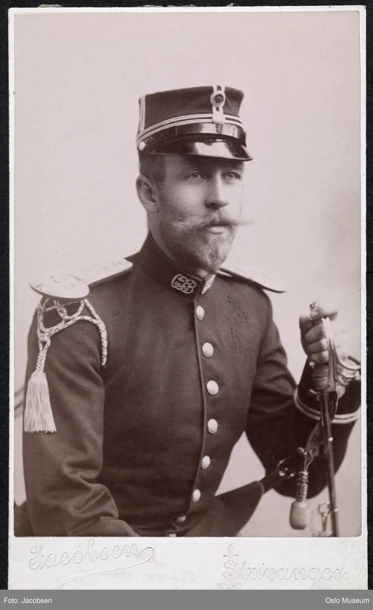 portrett, mann, brystbilde, militær uniform