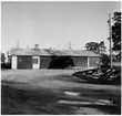 Vägstation C7, Skärplinge. Filial Älvkarleby. Verkstads- och garagebyggnad. Förråd längst till höger.