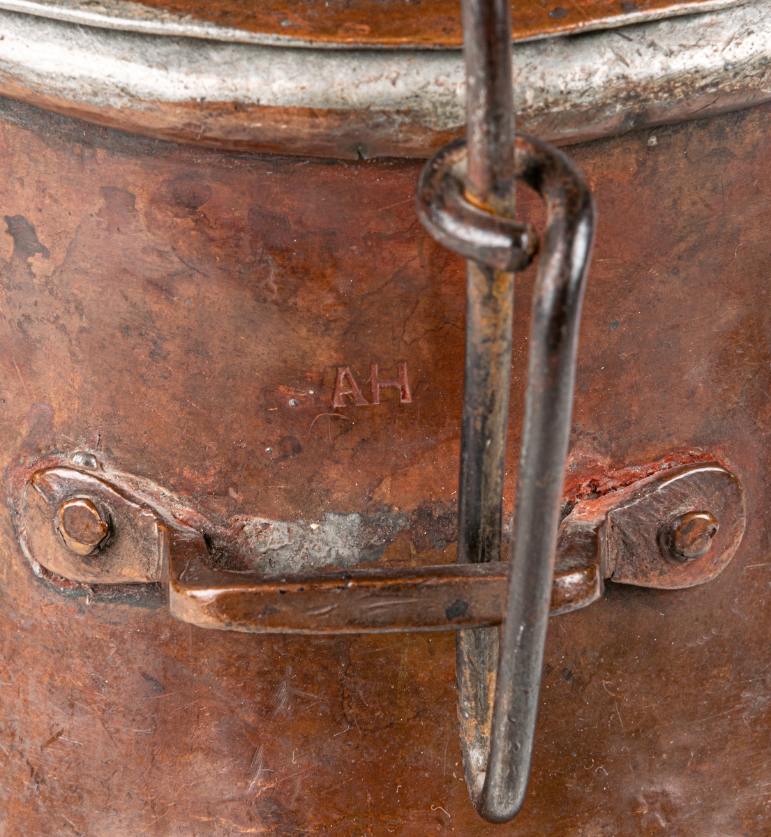 Kokärl, koppar, 1800-talet. Märkt: Lydig.
