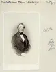 Enligt påskrift porträtt av bokhandlare Peter Mathias Sahlström, född 1815 i Helsingborg. Sahlström flyttade till Linköping från Lund 1831. År 1839 startade han P. M. Sahlströms bokhandel, som än idag är ett levande namn i Linköping. I april månad 1843 gifte han sig med Carolina Charlotta Åman (1818-1906). Han avled i Linköping 1863.