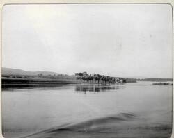 Seilskipet «Gahn»  på tur til Røsholmen, Hvaler(?). I bakgru