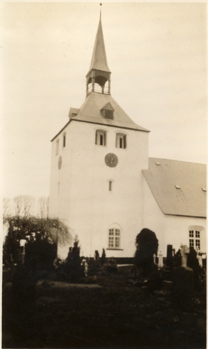 Lysabild kirke på Als i Danmark. Fotografert i mai 1922.