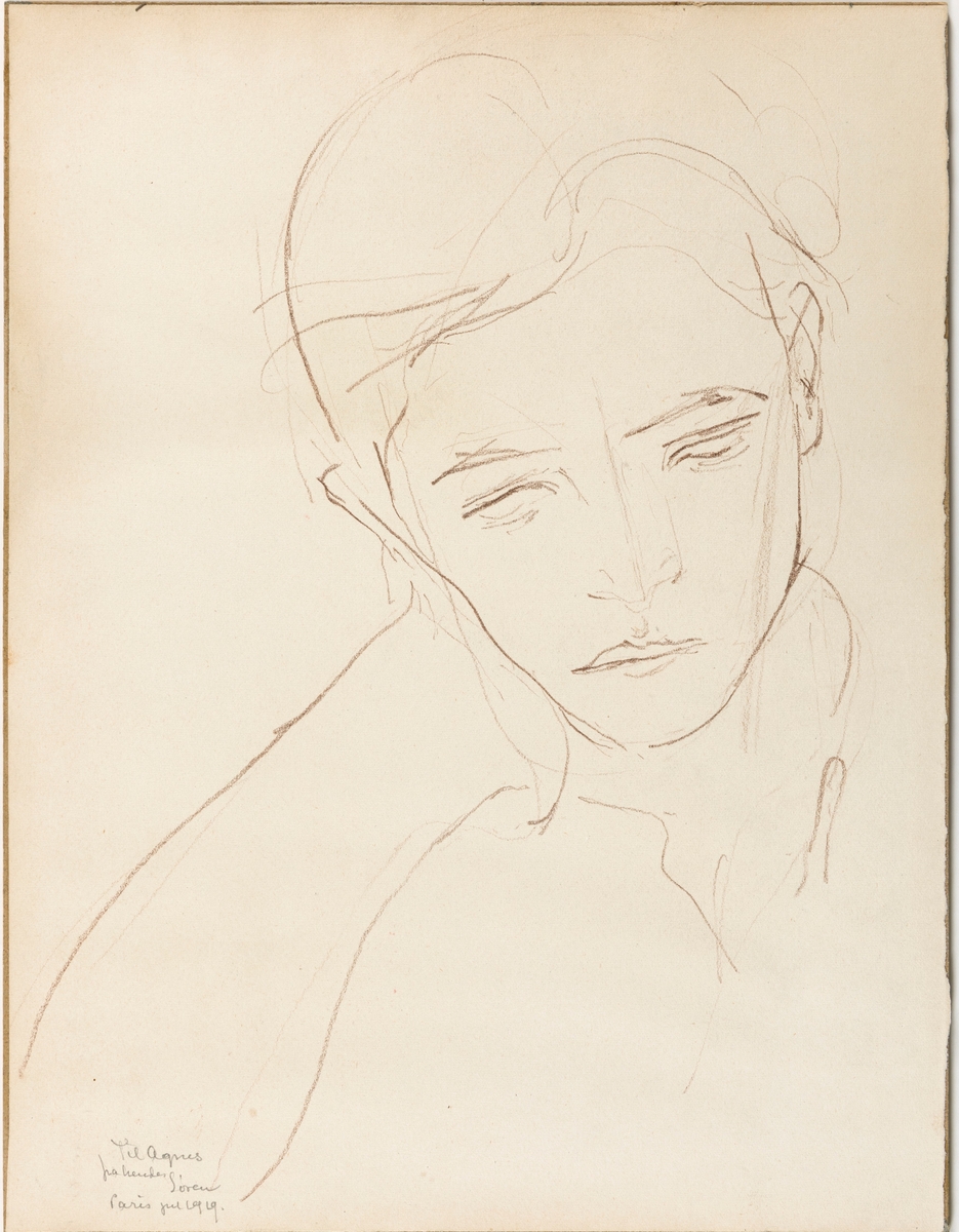 Portrett [Tegning]