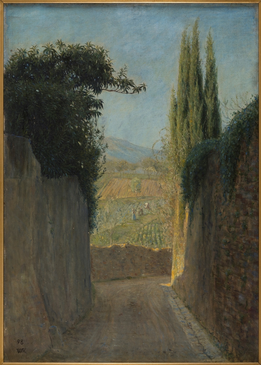 Sydlandsk landskap [Maleri]