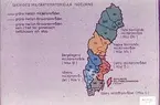 Försvarsupplysning. Sveriges militärterritoriella indelnig.