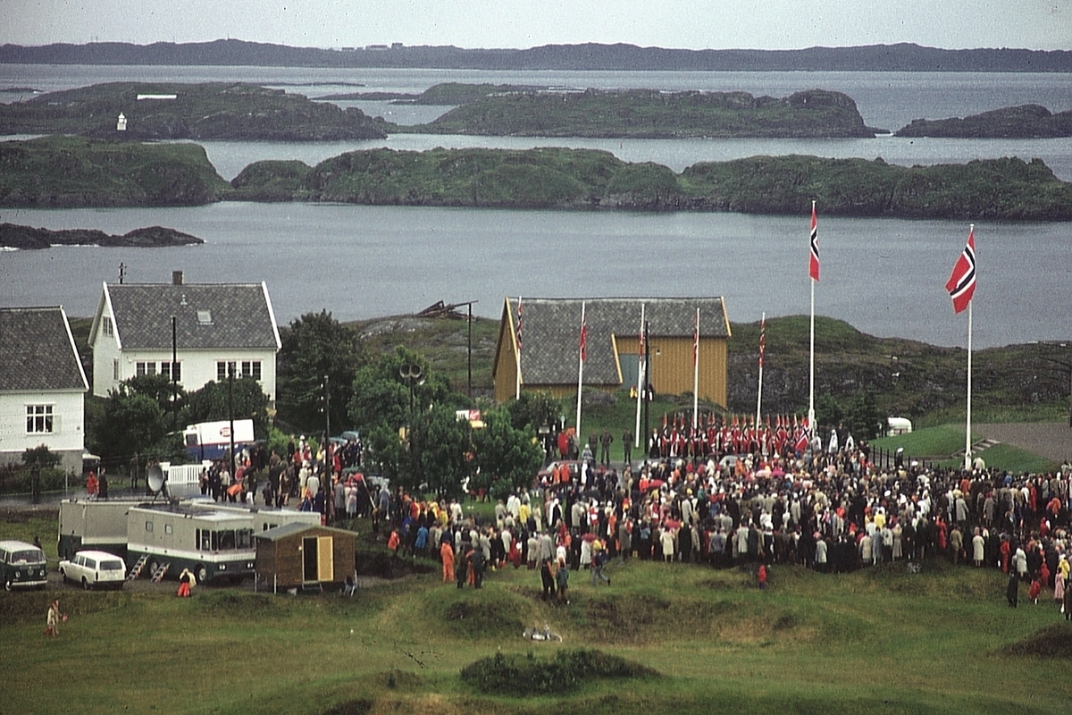 100-årsjubiléet for Haraldsstøtta, 18. juli 1972.