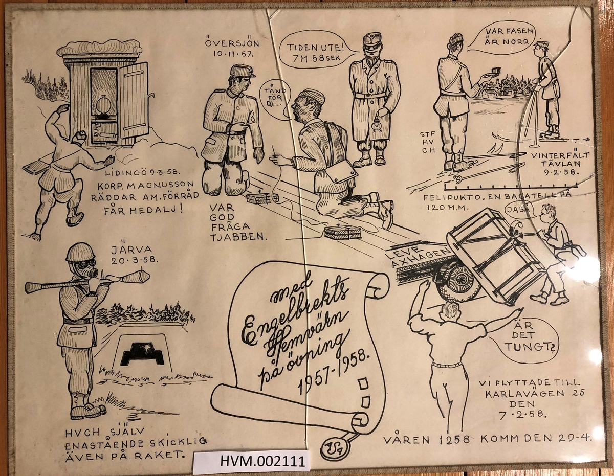 Tavla, "Teckning Östermalms Hvo"
