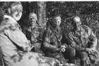 Per Steffen, Pelle Kastenholm, Sverker Flisbäck och Arne Odqvist juni 1940