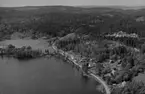 Flygfoto över Bunn i Jönköpings kommun. Nr 964/1965