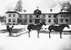 Lerums socken. Aspenäs herrgård, framför säteribyggnaden