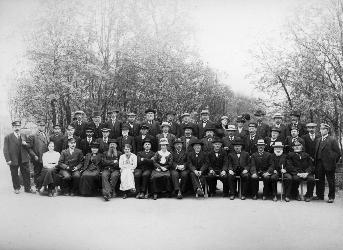 Gruppebilde. Poståpnernes landsmøte, Tromsø 1918