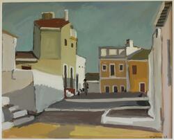 Sydspansk stadsbild [Målning]