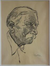 Porträtt av gubbe ( " Porträttstudie II " ) [Teckning]