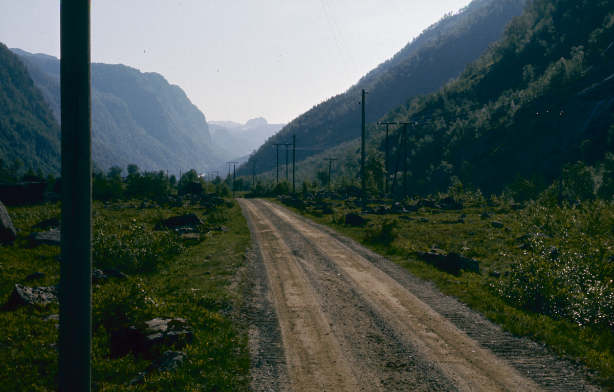 Ulla-Førre- Ulladal, kraftledninger.