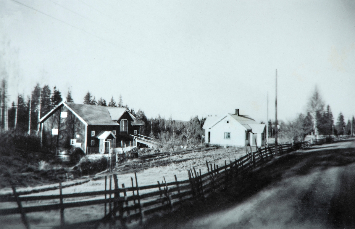 Skjellet (Skillet), småbruk, Kolomoen 535.  2337 Tangen, gårdsnr. 322 bruksnr. 4. Tidspunkt for fotografering, muligens tidlig på 1960-tallet.