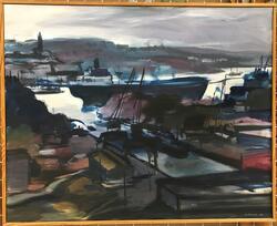 Göteborgs hamn [Målning]