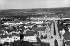 Utsikt från domkyrkan i Västerås.