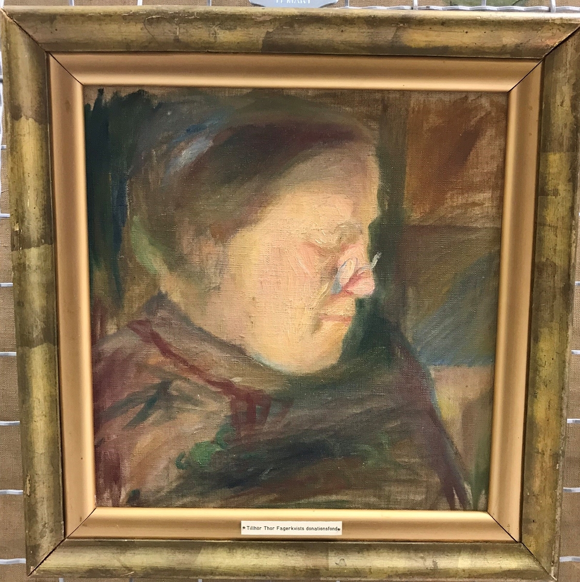 Konstnären Thor Fagerkvists mor