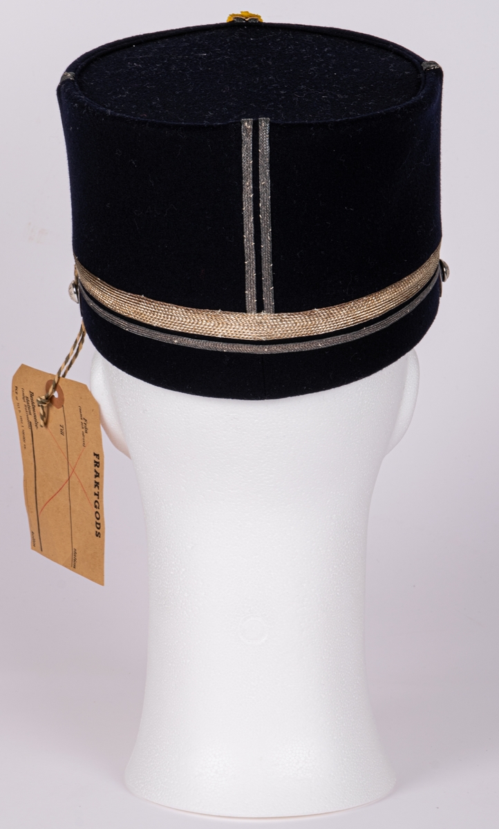 Mössa. m/1865-1899, majors gradbeteckning.