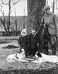 Lerums socken. Aspenäs herrgård, Edward Jacob med dottern Elsa och sonen Edward Jr