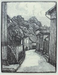 Gröna gatan i Göteborg [Handtryck]