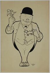 Intendent A. G. Hedenskog [Teckning]